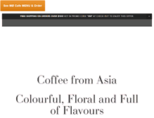 Tablet Screenshot of medanocoffee.com